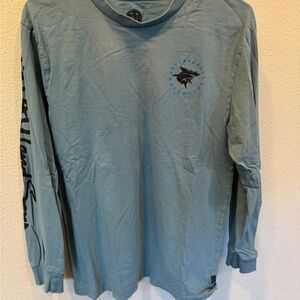 Blue Long Sleeve Men's Shirt